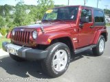 2008 Red Rock Crystal Pearl Jeep Wrangler Sahara 4x4 #17332062
