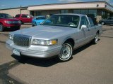 1997 Silver Frost Pearl Metallic Lincoln Town Car Executive #17320106
