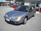 2002 Silver Blue Saturn S Series SL2 Sedan #17315742