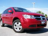 2009 Inferno Red Crystal Pearl Dodge Journey SXT #17315769