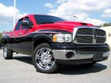 2005 Flame Red Dodge Ram 1500 SLT Quad Cab #17399990