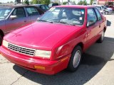 1993 Radiant Fire Red Plymouth Sundance Coupe #17408515