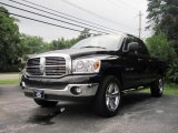 2007 Brilliant Black Crystal Pearl Dodge Ram 1500 Big Horn Edition Quad Cab 4x4 #17416411