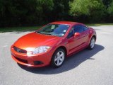 2009 Rave Red Pearl Mitsubishi Eclipse GS Coupe #17415607