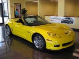2010 Velocity Yellow Chevrolet Corvette Grand Sport Convertible #17496349