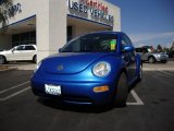 2001 Techno Blue Pearl Volkswagen New Beetle GL Coupe #17506844