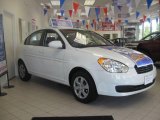 2009 Nordic White Hyundai Accent GLS 4 Door #17503758