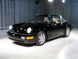 Black Porsche 911 in 1990