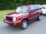 2006 Inferno Red Pearl Jeep Commander 4x4 #17548127
