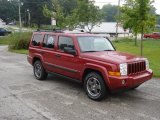 2006 Inferno Red Pearl Jeep Commander 4x4 #17547842