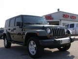 2008 Jeep Green Metallic Jeep Wrangler Unlimited Sahara 4x4 #17585193