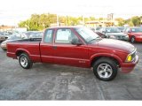 1997 Cherry Red Metallic Chevrolet S10 LS Extended Cab #17632972