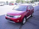 2009 Rally Red Metallic Mitsubishi Outlander XLS 4WD #17638251