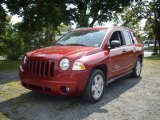2008 Inferno Red Crystal Pearl Jeep Compass Sport 4x4 #17629300