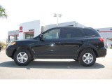 2008 Ebony Black Hyundai Santa Fe GLS #17632026