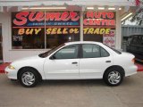 Bright White Chevrolet Cavalier in 1999