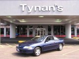 2000 Indigo Blue Metallic Chevrolet Cavalier Coupe #17692074