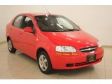 Victory Red Chevrolet Aveo in 2005