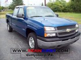 2003 Arrival Blue Metallic Chevrolet Silverado 1500 Z71 Extended Cab 4x4 #17700519