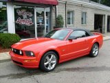 2007 Torch Red Ford Mustang GT Premium Convertible #17698770