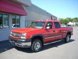 2003 Victory Red Chevrolet Silverado 2500HD LT Crew Cab 4x4 #17748128