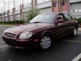 1999 Ruby Red Hyundai Sonata GLS V6 #17701179