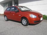 2007 Tango Red Hyundai Accent GS Coupe #17743242