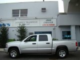 2008 Bright Silver Metallic Dodge Dakota SLT Crew Cab 4x4 #17732891