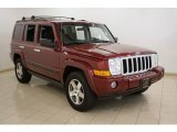 2009 Red Rock Crystal Pearl Jeep Commander Sport 4x4 #17704577