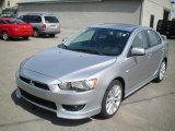 2010 Apex Silver Metallic Mitsubishi Lancer GTS #17734555