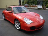 2002 Porsche 911 Carrera 4S Coupe Front 3/4 View