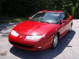 2002 Bright Red Saturn S Series SC2 Coupe #17745696