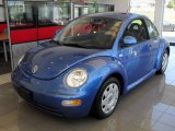 2000 Techno Blue Metallic Volkswagen New Beetle GL Coupe #17749078