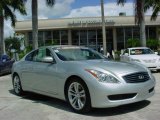 2008 Liquid Platinum Silver Infiniti G 37 Coupe #17685512