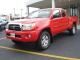 2007 Radiant Red Toyota Tacoma V6 PreRunner Access Cab #17834134