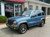 2003 Atlantic Blue Pearl Jeep Liberty Sport 4x4 #17837643