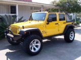 2008 Detonator Yellow Jeep Wrangler Unlimited X 4x4 #17840686