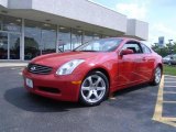 2006 Laser Red Pearl Infiniti G 35 Coupe #17897728