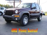 2004 Deep Molten Red Pearl Jeep Liberty Sport 4x4 #17895164