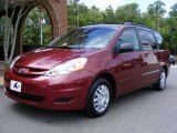 2008 Salsa Red Pearl Toyota Sienna LE #17900349