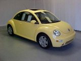 2001 Yellow Volkswagen New Beetle GLS Coupe #17967630