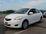 2009 Polar White Toyota Yaris Sedan #17961209