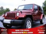 2010 Red Rock Crystal Pearl Jeep Wrangler Unlimited Sahara 4x4 #17960742