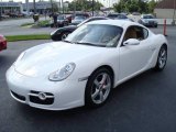 2007 Carrara White Porsche Cayman S #17952233