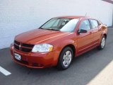 2008 Sunburst Orange Pearl Dodge Avenger SE #17969583