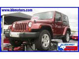 2008 Red Rock Crystal Pearl Jeep Wrangler X 4x4 #17968877