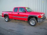 2005 Victory Red Chevrolet Silverado 2500HD LS Extended Cab 4x4 #1800711