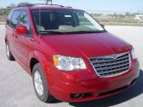 2009 Inferno Red Crystal Pearl Chrysler Town & Country Touring #1797576