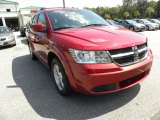 2009 Inferno Red Crystal Pearl Dodge Journey SXT #18032876