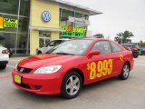 2004 Rally Red Honda Civic EX Coupe #18107555
